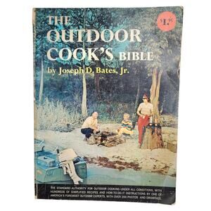Outdoor Cook's Bible Cookbook 1963 Vintage Paperback Camping Recipes Gorpcore